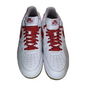 Nike Men’s Air Force 1 07 Sz 13 Low White/Red New Without Box For You Custom